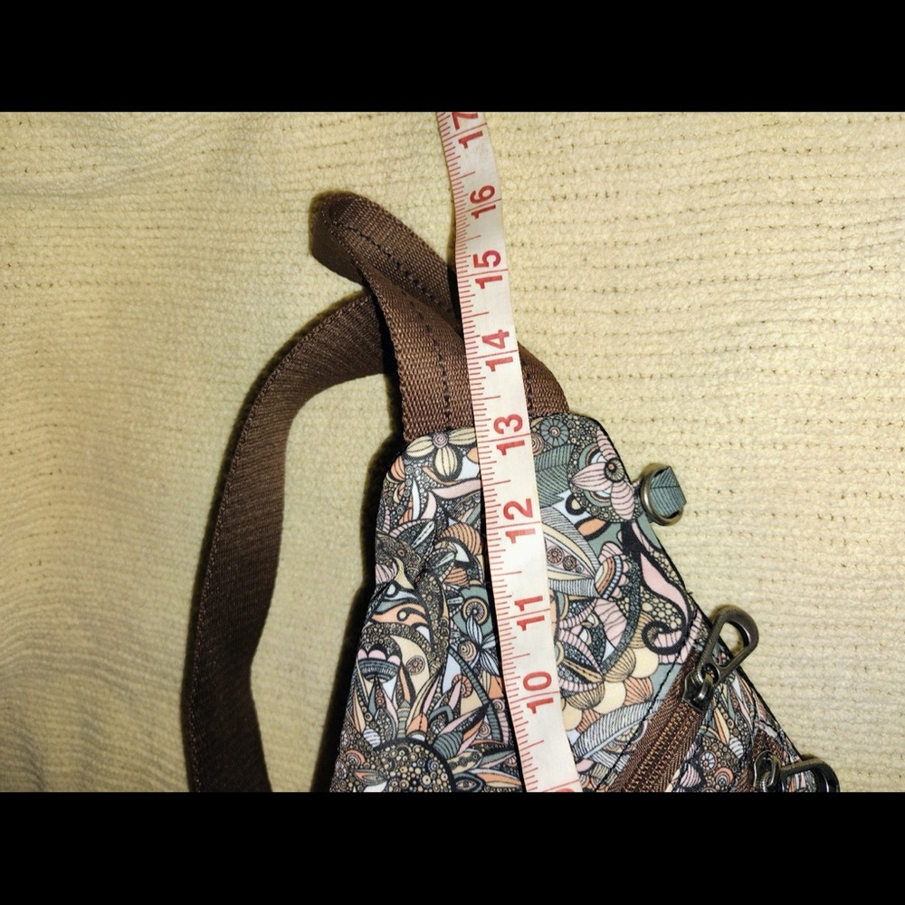 Sakroots Multicolor Sling Bag with Brown Accents - Picture 7 of 7